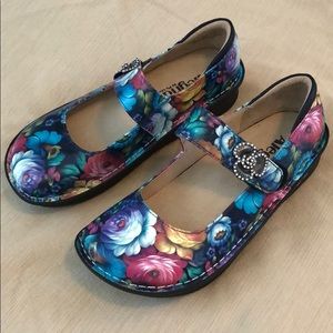 Brand New Alegria Flowery Paloma Mary Janes